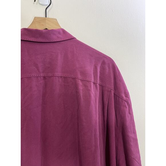 Tommy Bahama 2XL Silk Button Down Camp Shirt Retro Bowling Resort Tropical Dad - Picture 10 of 13